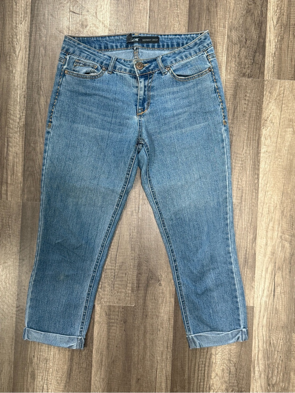 VTG JORDACHE Mid Wash Cropped Jeans (4)